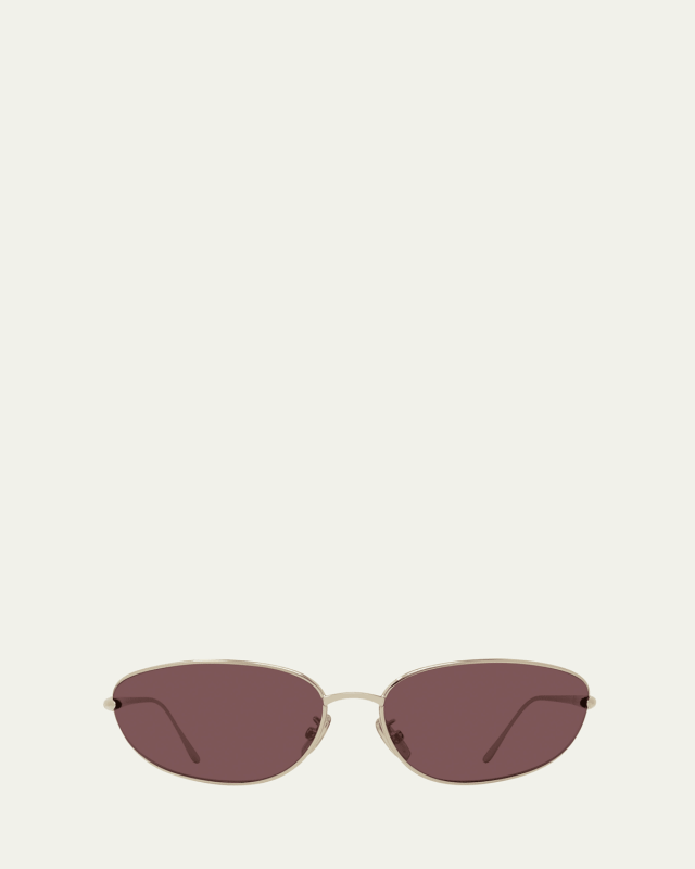 Signature Wrap Around Metal Sunglasses